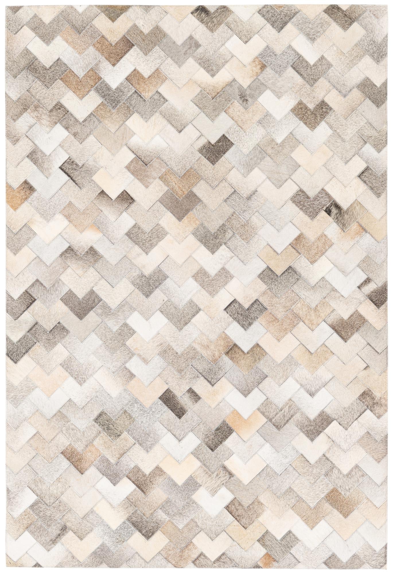 4' 1 x 5' 11 Cowhide Stocks Rug