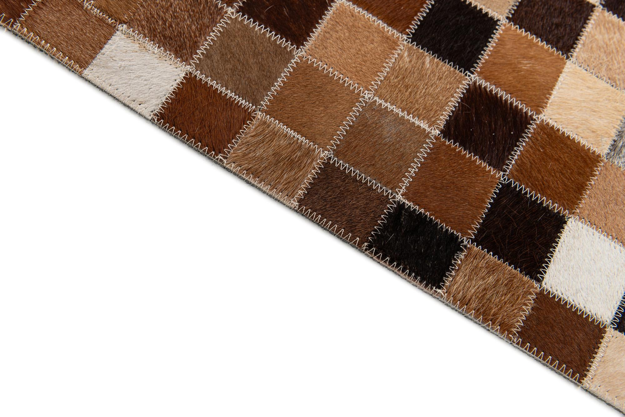 4' x 5' 11 Cowhide Stocks Rug