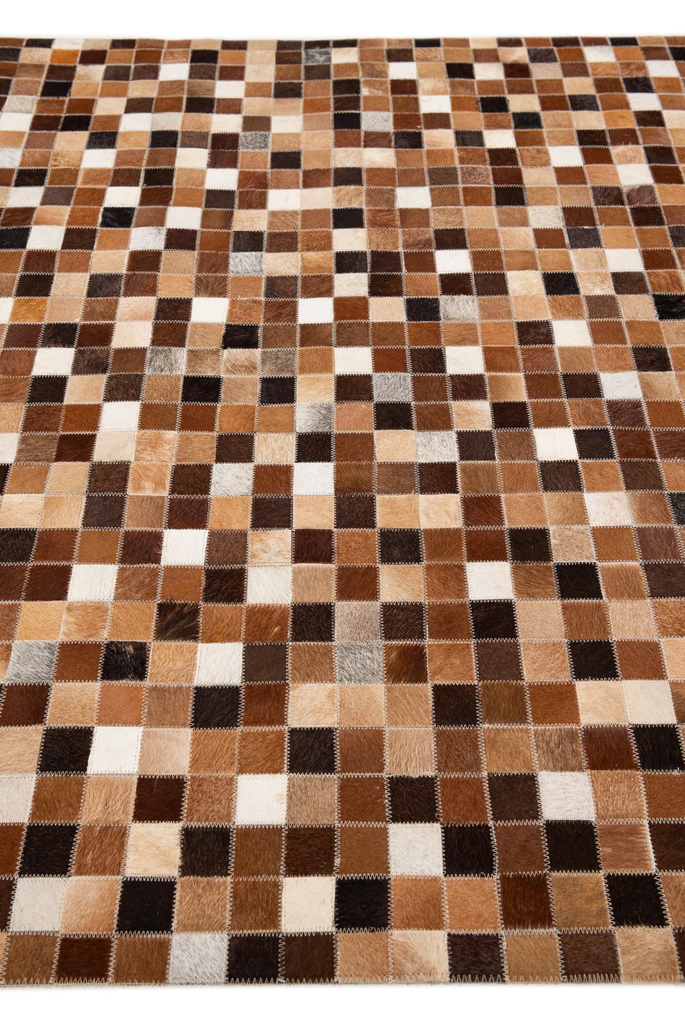 4' x 6' Cowhide Stocks Rug