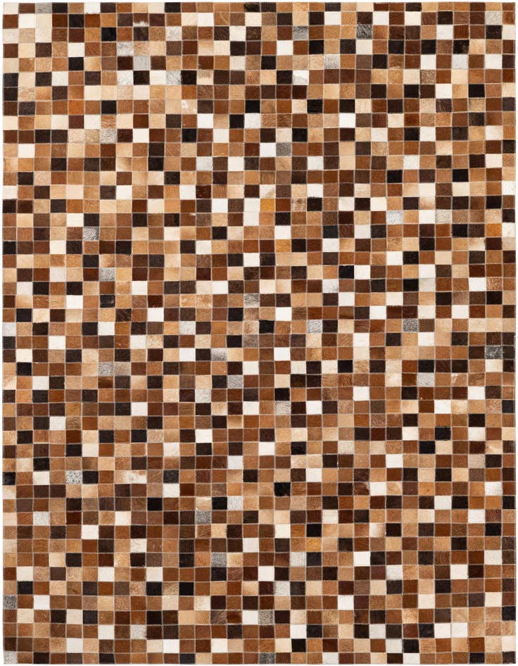 Detail image of 4' x 6' Cowhide Stocks Rug