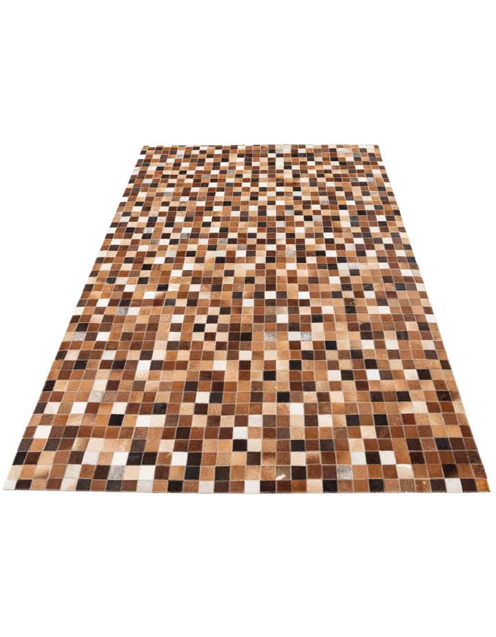 4' x 6' Cowhide Stocks Rug
