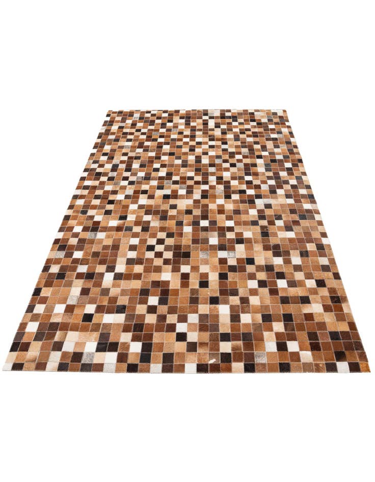 Detail image of 4' x 6' Cowhide Stocks Rug