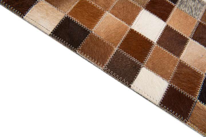 4' x 6' Cowhide Stocks Rug
