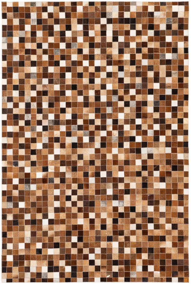 Detail image of 4' x 6' Cowhide Stocks Rug