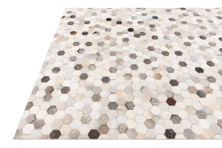 4' x 5' 11 Cowhide Stocks Rug
