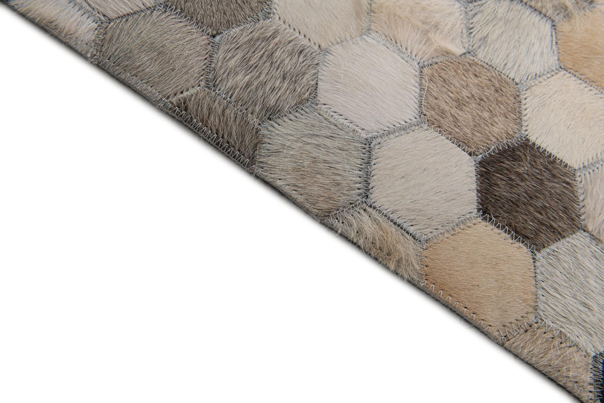 4' x 5' 10 Cowhide Stocks Rug