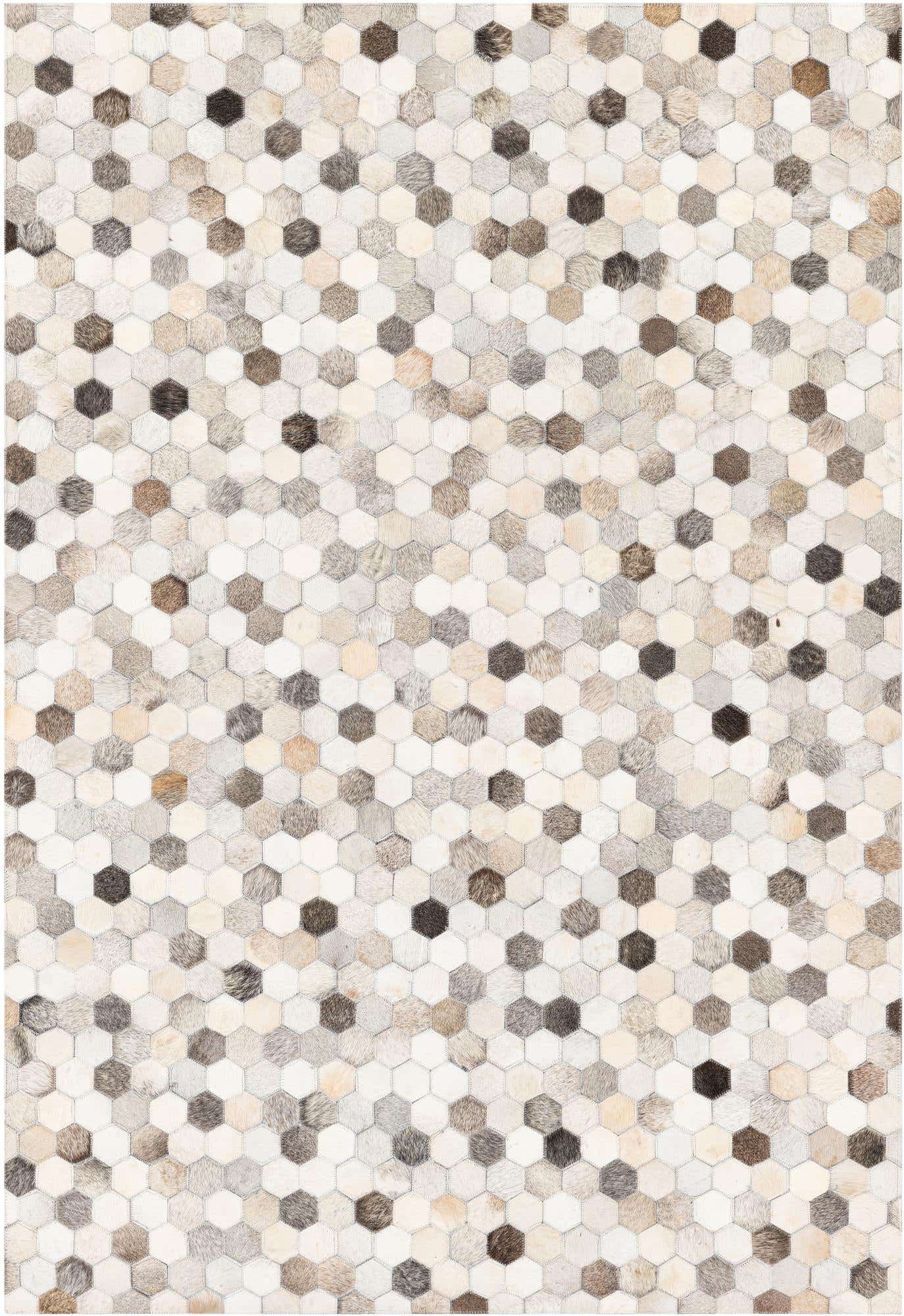 4' x 5' 10 Cowhide Stocks Rug