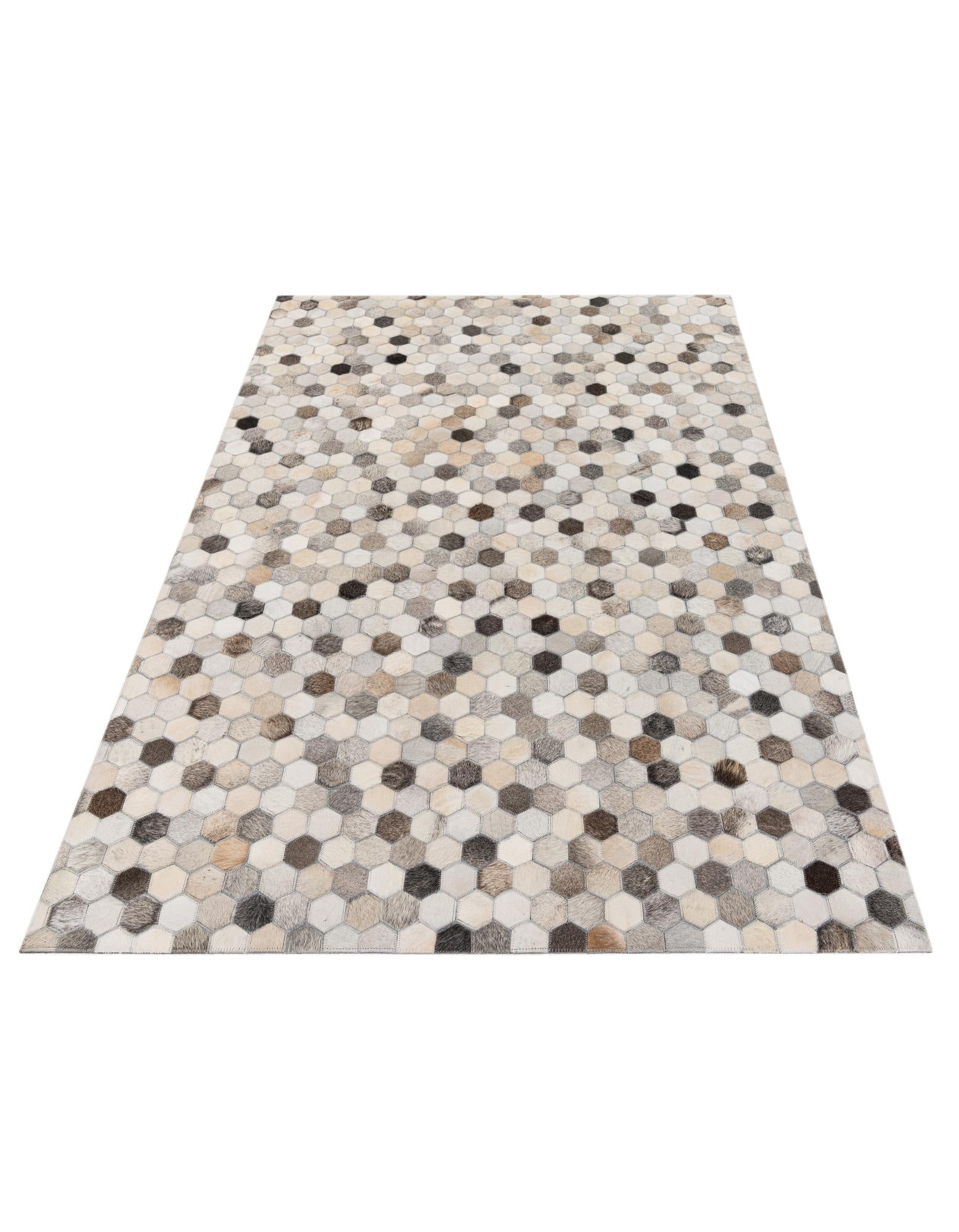 4' x 5' 10 Cowhide Stocks Rug