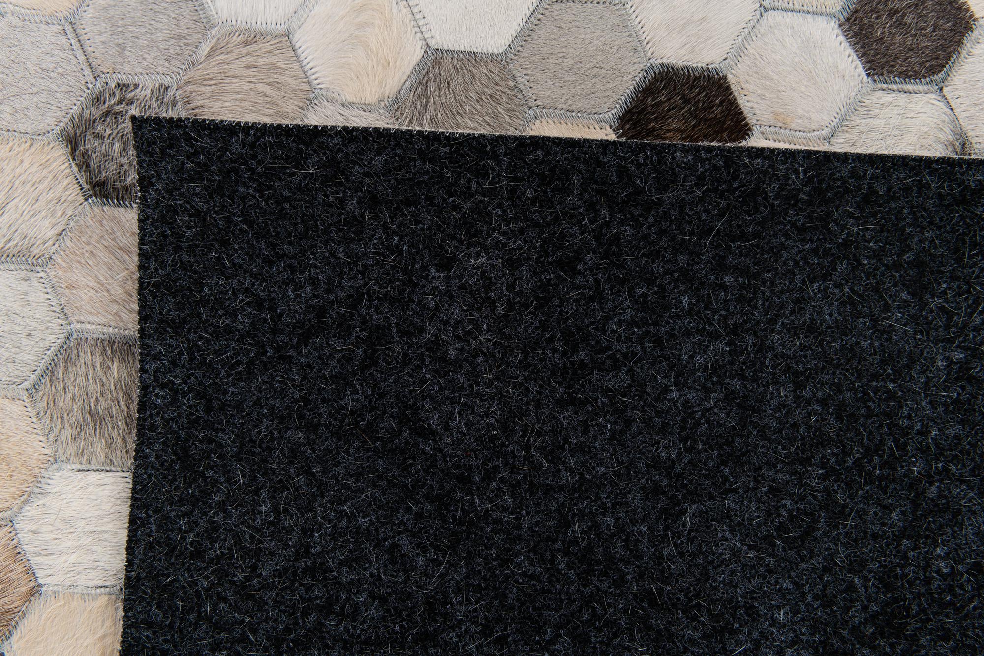 4' x 5' 10 Cowhide Stocks Rug
