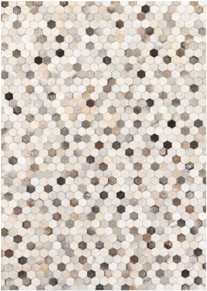 4' x 5' 10 Cowhide Stocks Rug