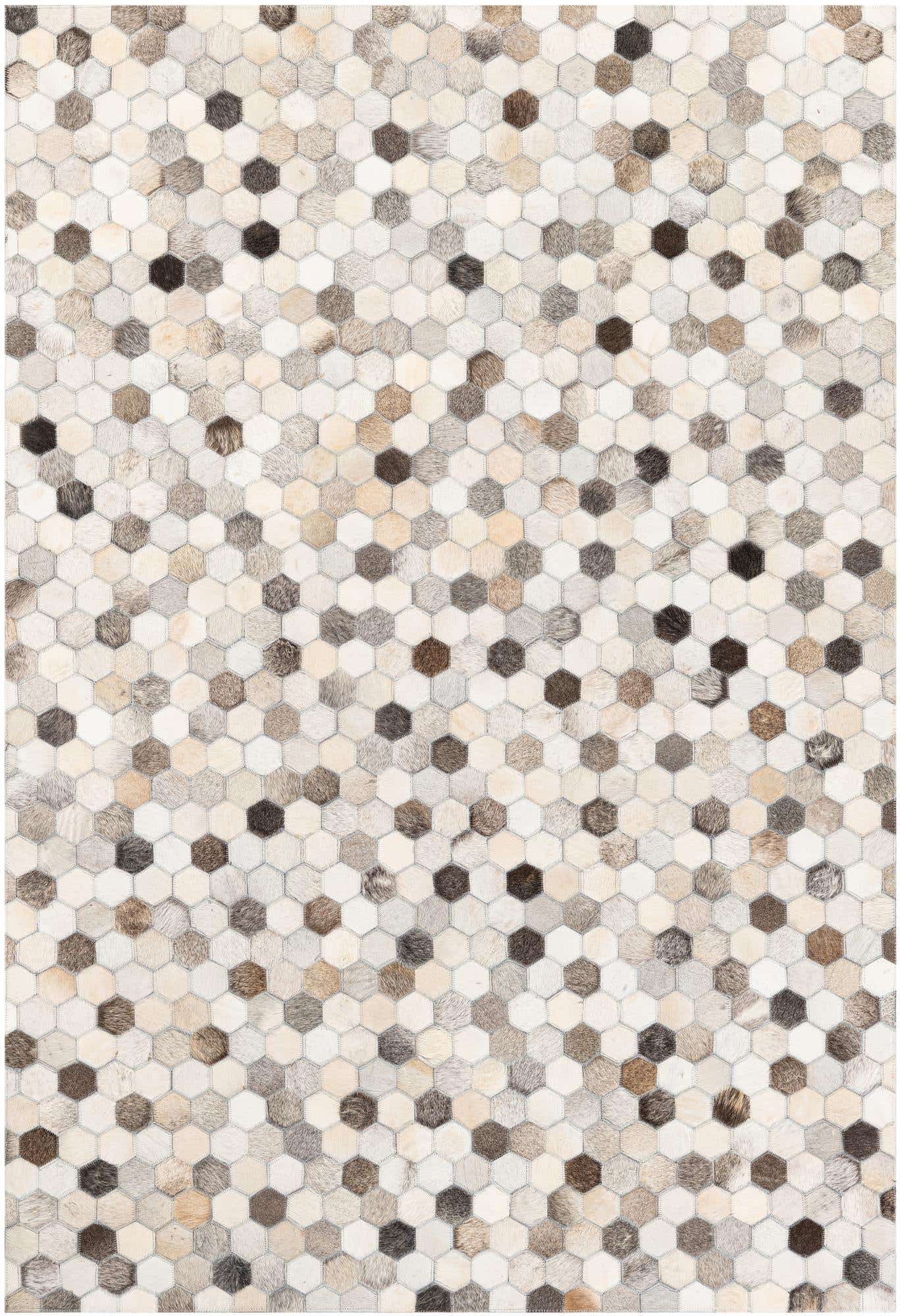 4' x 5' 10 Cowhide Stocks Rug