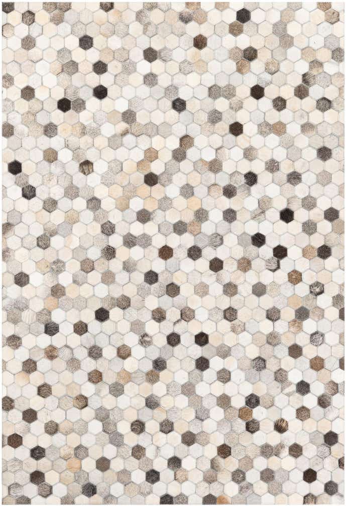 4' x 5' 10 Cowhide Stocks Rug