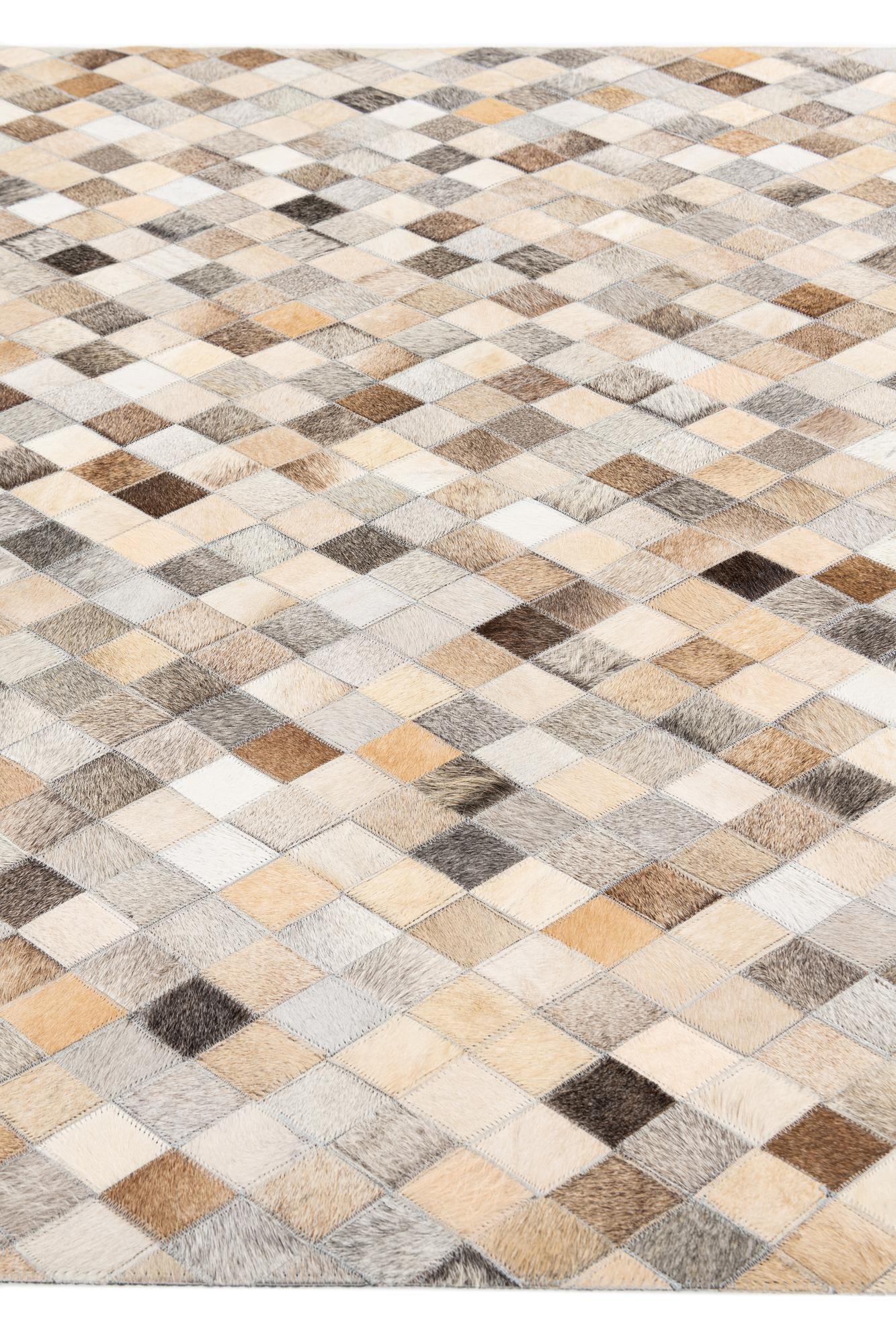 3' 11 x 5' 11 Cowhide Stocks Rug