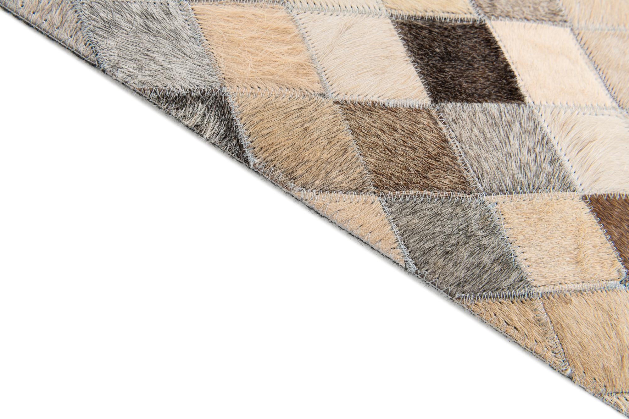 3' 11 x 5' 11 Cowhide Stocks Rug