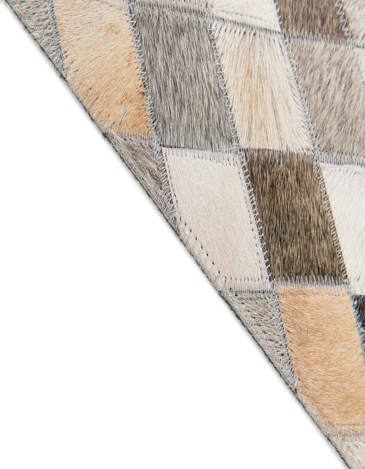 Detail image of 4' 1 x 6' Cowhide Stocks Rug