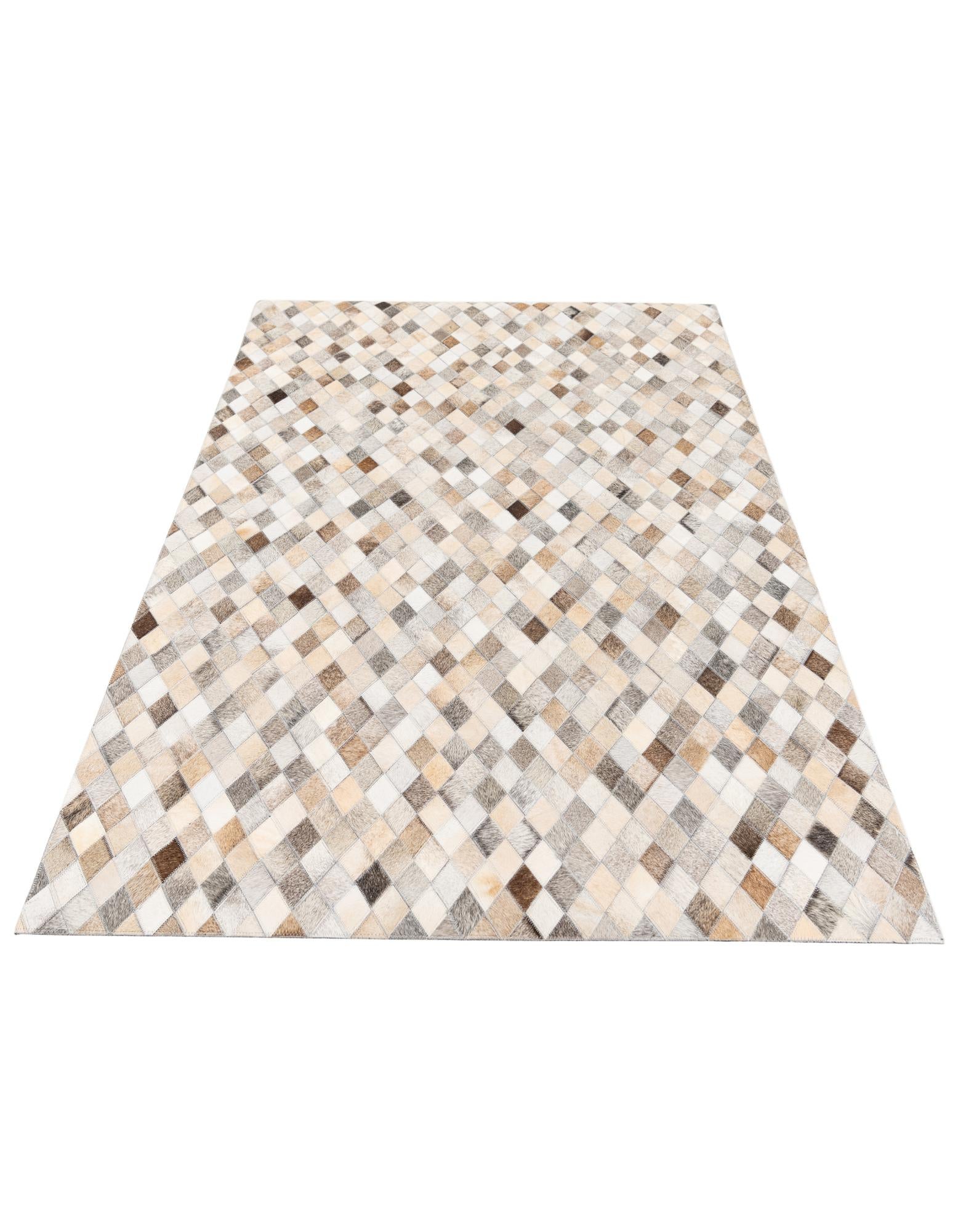 4' x 6' 1 Cowhide Stocks Rug