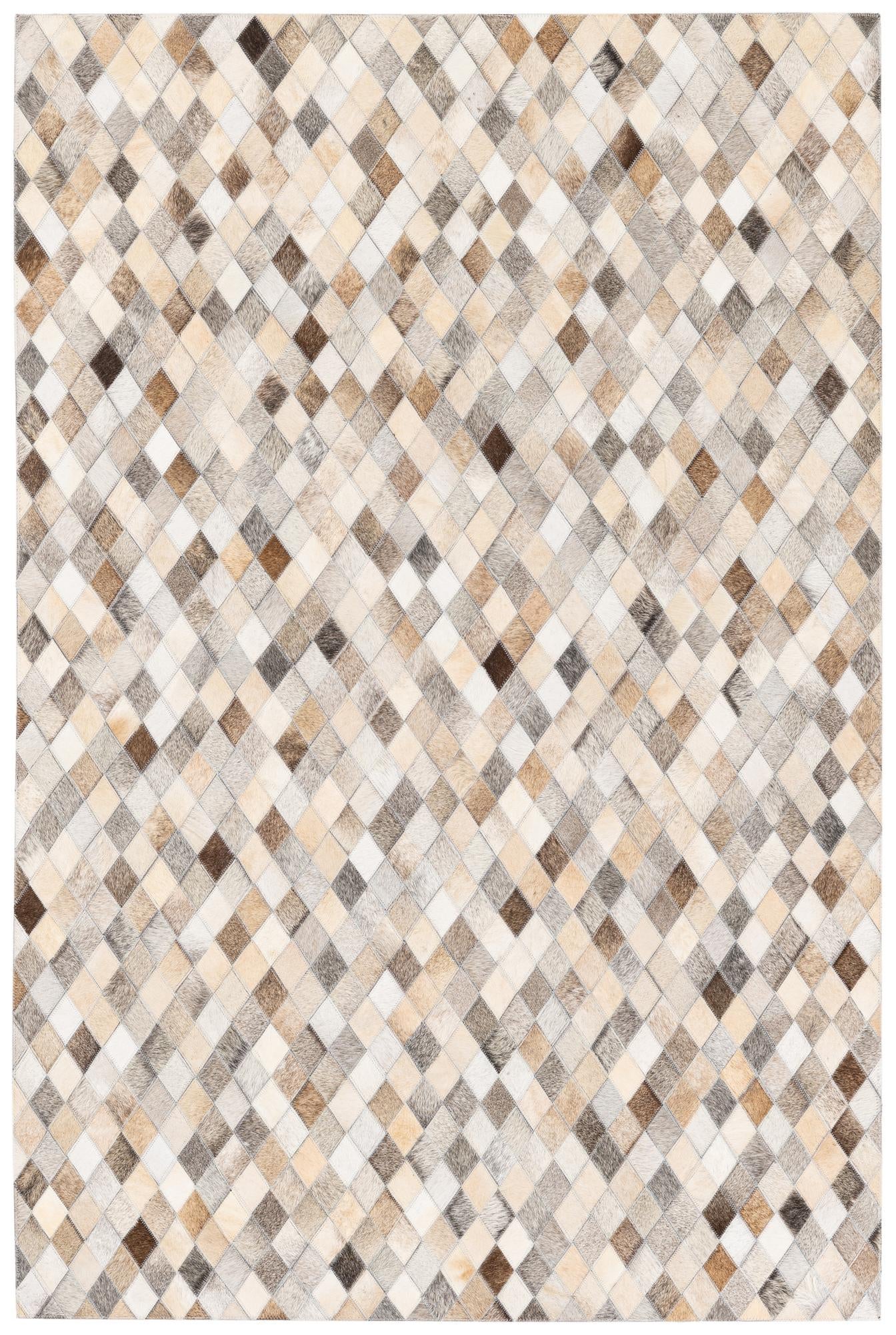 4' x 6' 1 Cowhide Stocks Rug