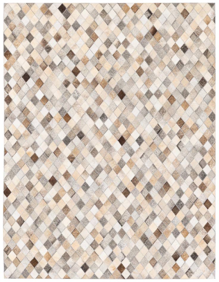 Detail image of 4' x 6' 1 Cowhide Stocks Rug