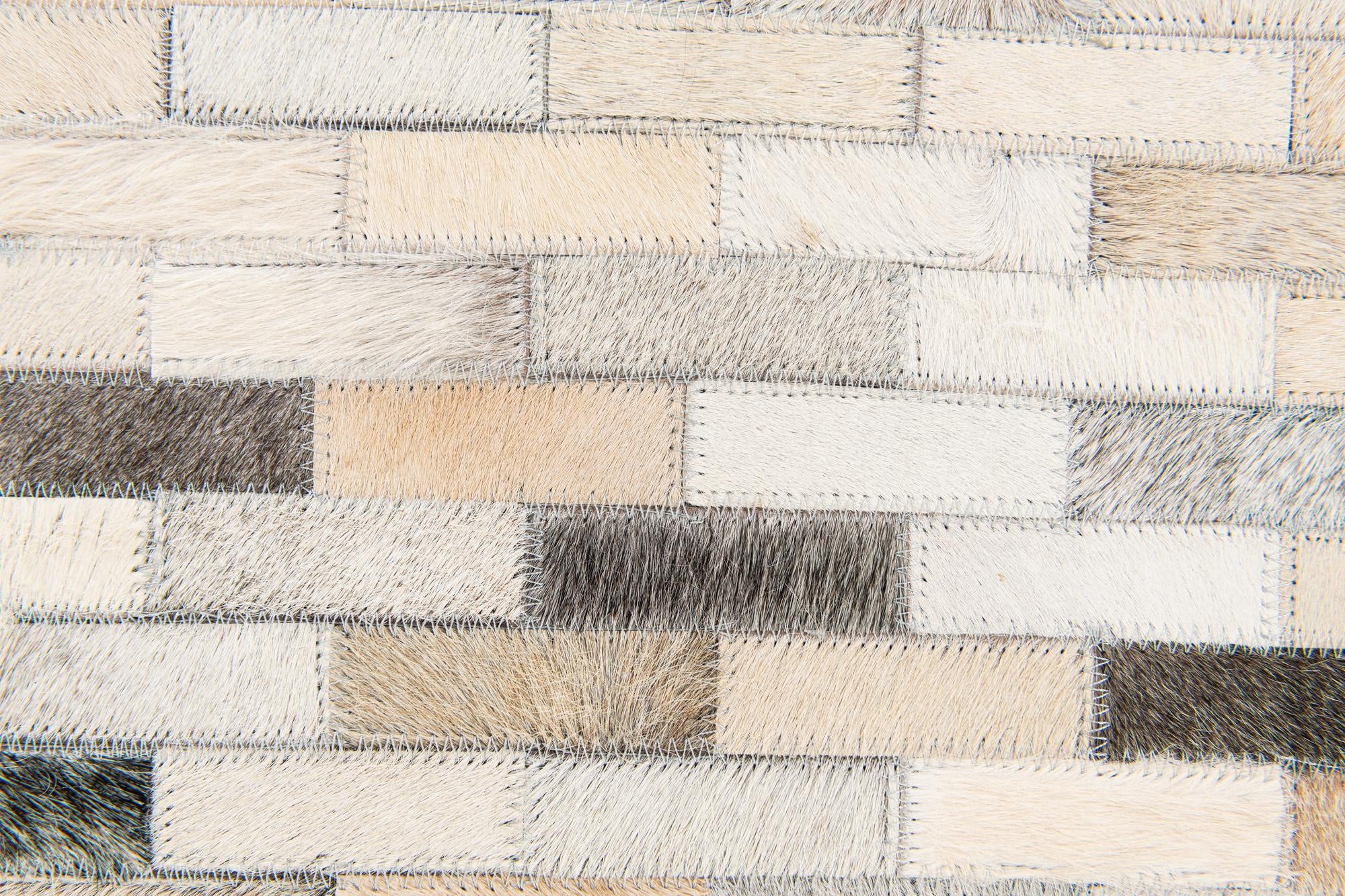 4' x 5' 10 Cowhide Stocks Rug