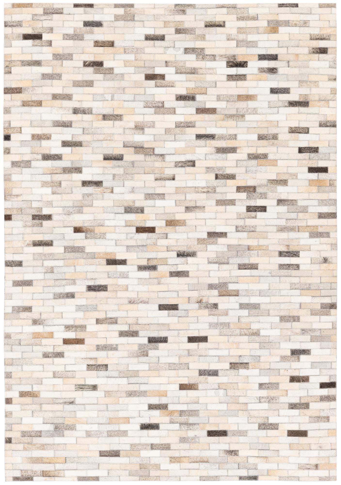 4' x 5' 10 Cowhide Stocks Rug