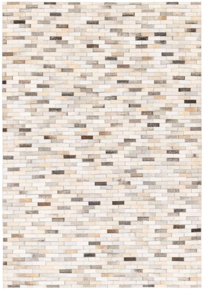 4' x 5' 10 Cowhide Stocks Rug