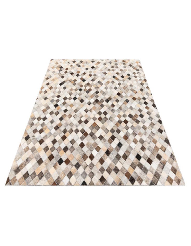Detail image of 4' x 6' Cowhide Stocks Rug