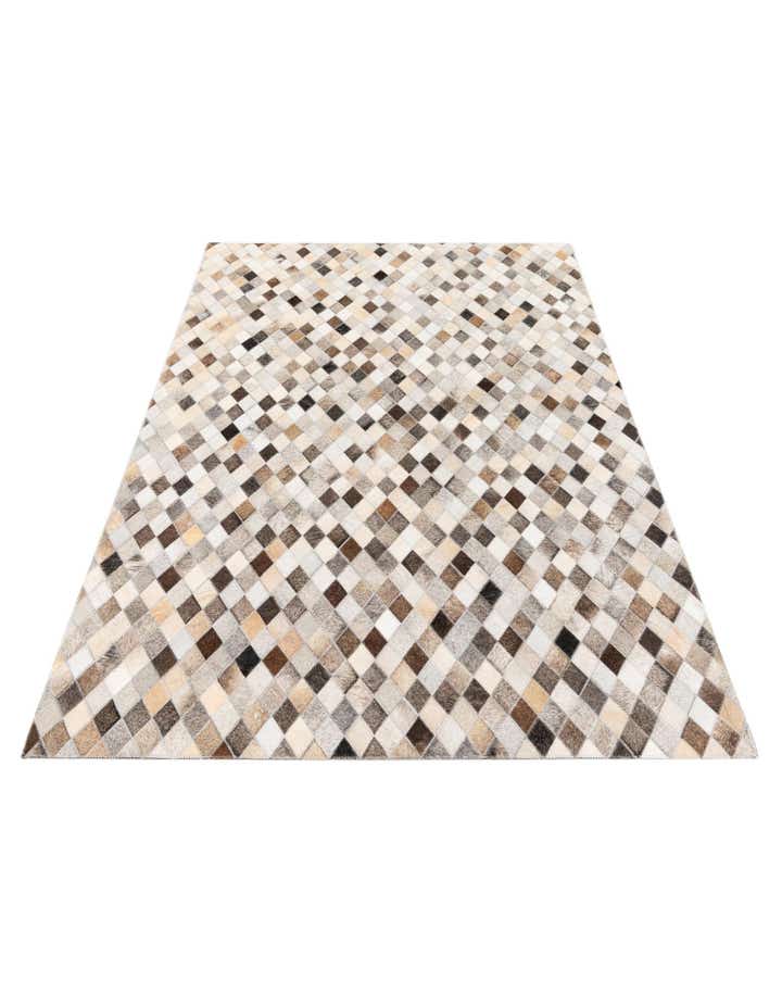 4' x 6' Cowhide Stocks Rug