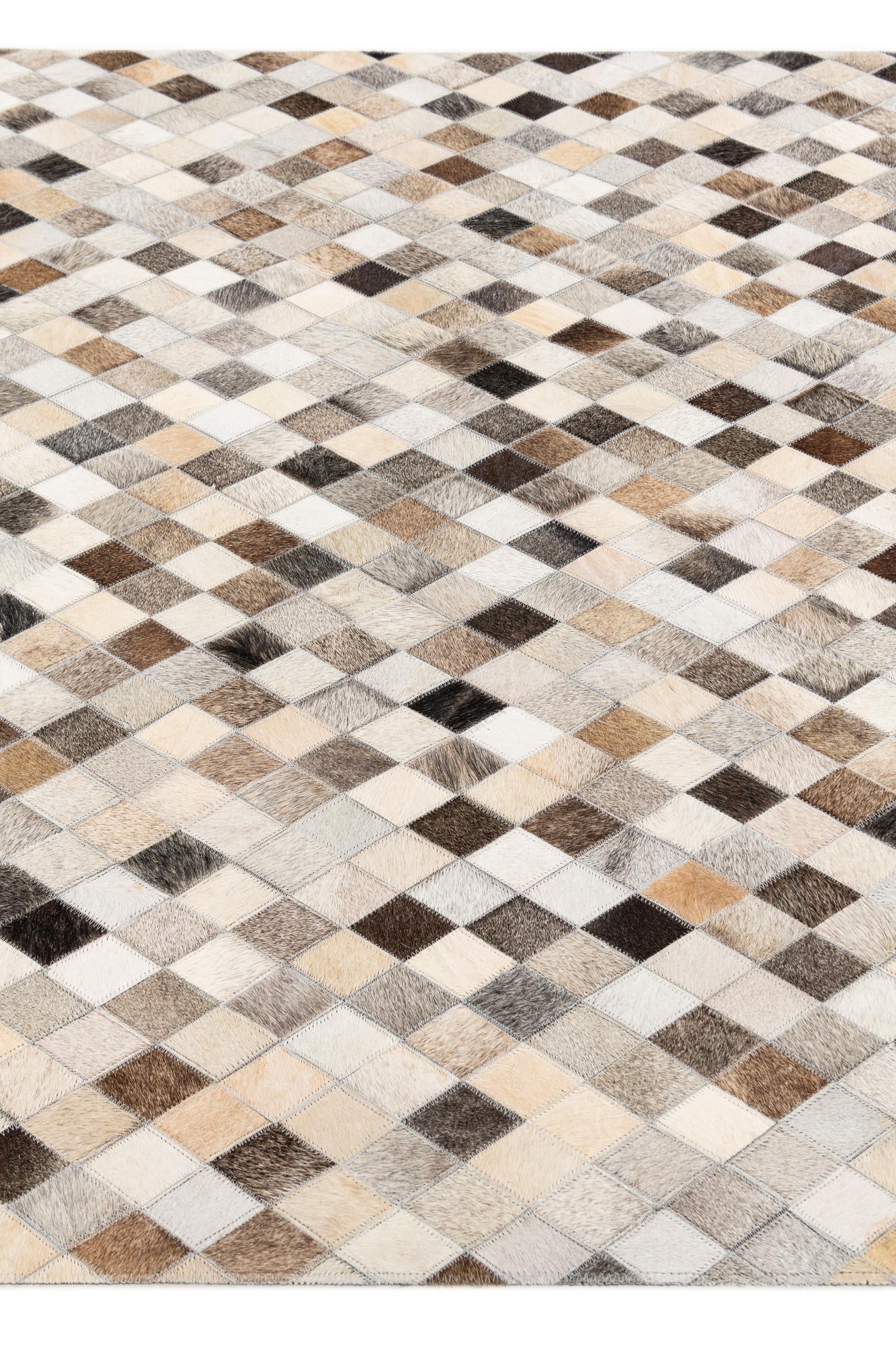 4' x 6' Cowhide Stocks Rug