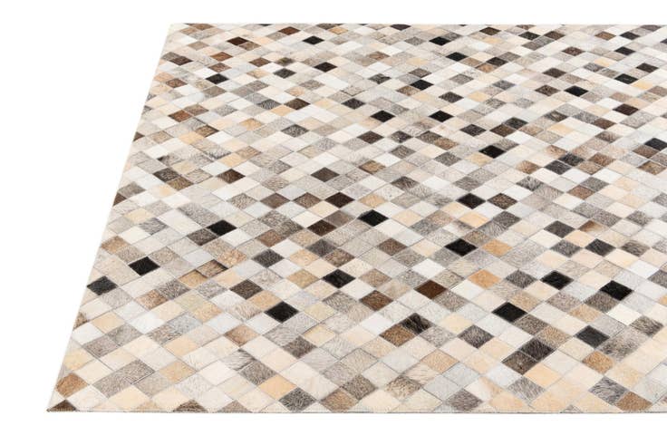 Detail image of 3' 11 x 6' 3 Cowhide Stocks Rug