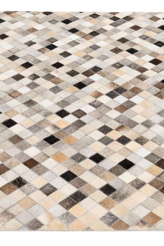 3' 11 x 6' 3 Cowhide Stocks Rug