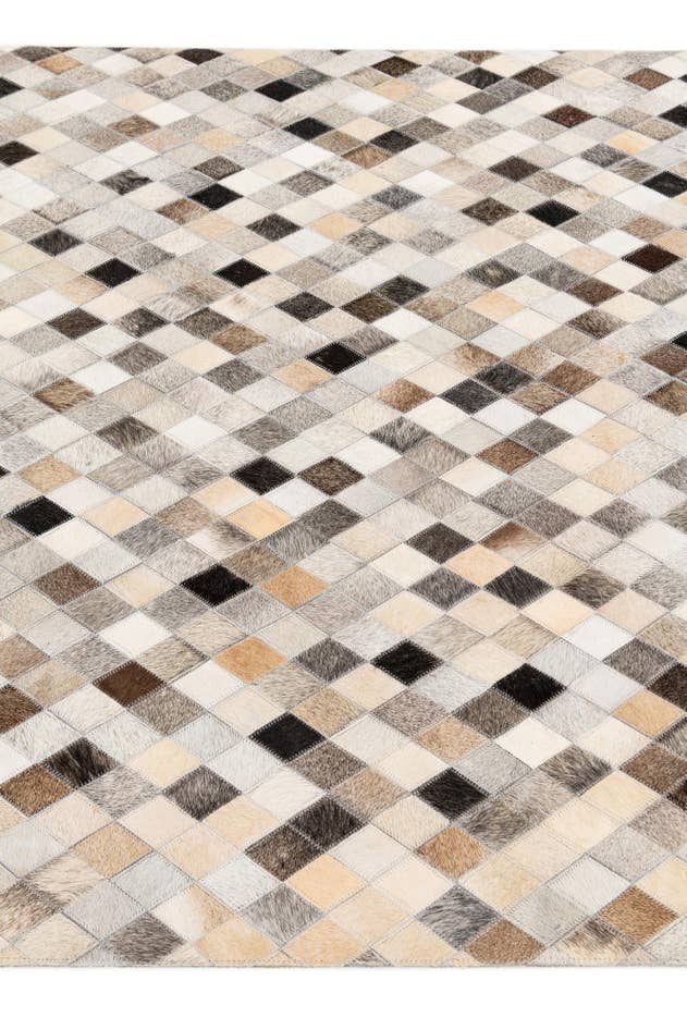 Detail image of 3' 11 x 6' 3 Cowhide Stocks Rug