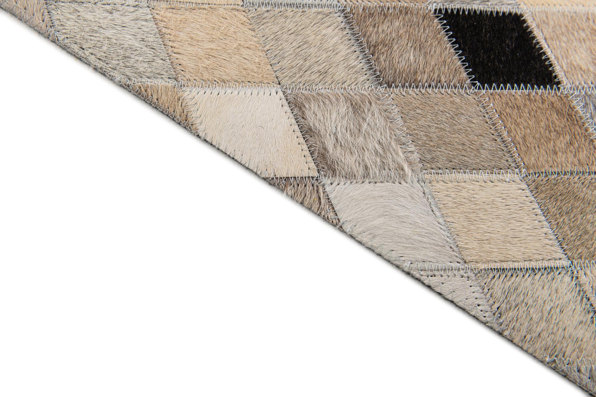 3' 11 x 6' 3 Cowhide Stocks Rug