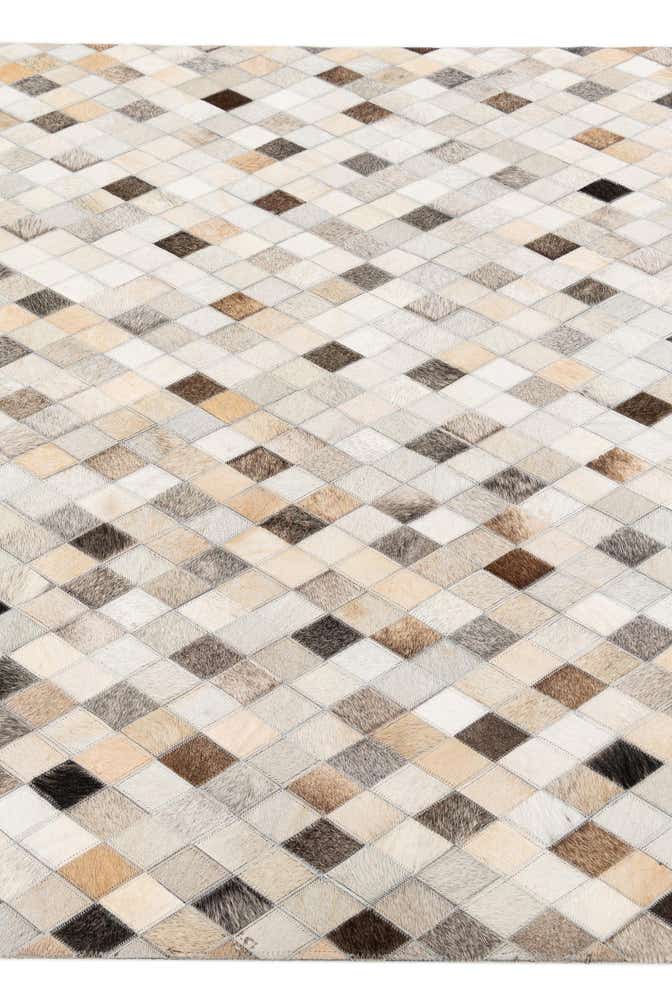 4' 1 x 6' Cowhide Stocks Rug