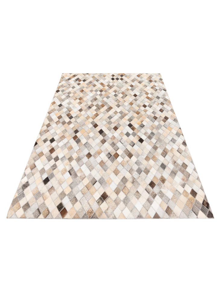 Detail image of 4' x 6' 1 Cowhide Stocks Rug