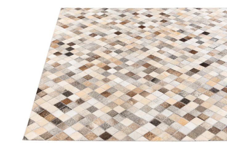 Detail image of 4' x 6' 1 Cowhide Stocks Rug