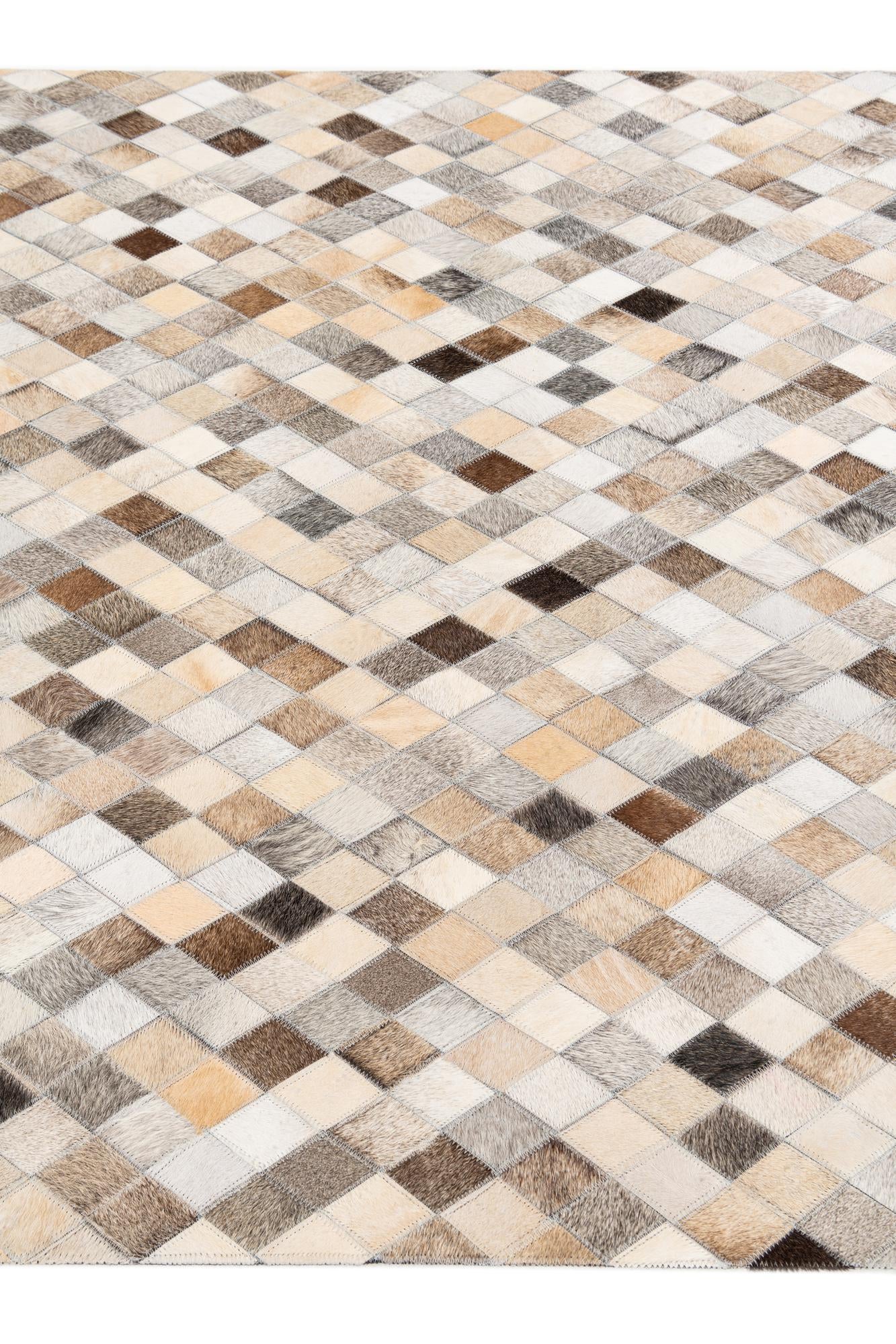 4' x 6' 1 Cowhide Stocks Rug