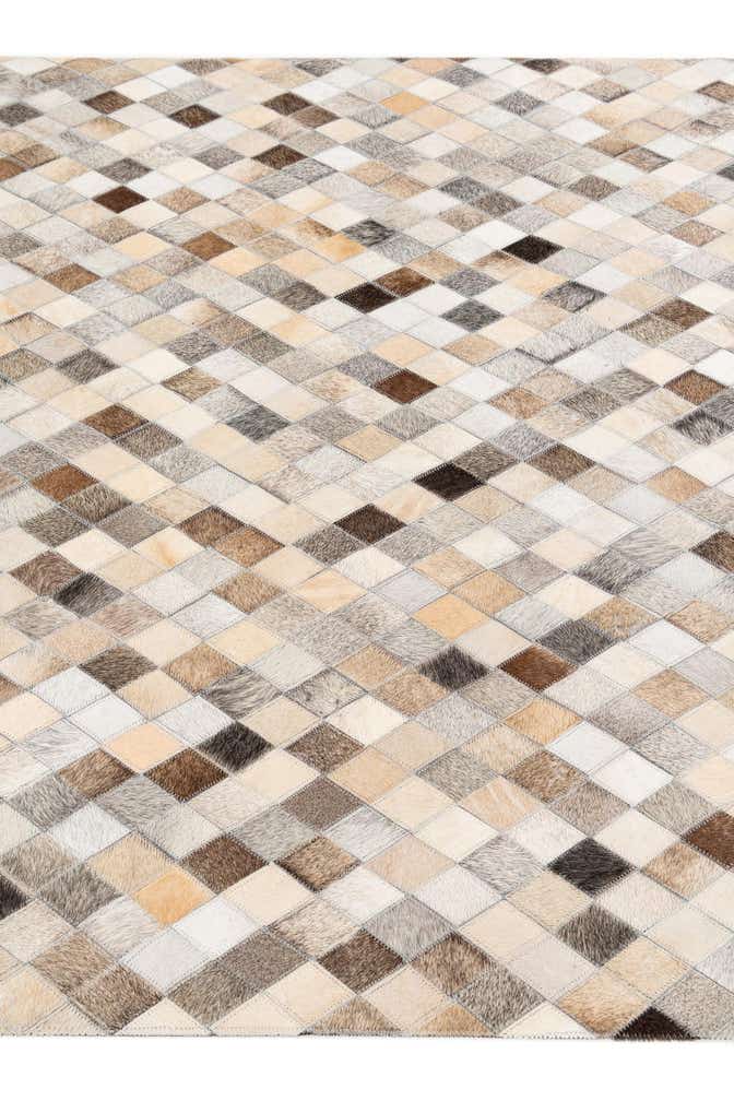 4' x 6' 1 Cowhide Stocks Rug