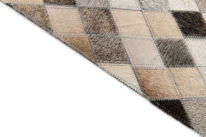 4' x 6' 1 Cowhide Stocks Rug