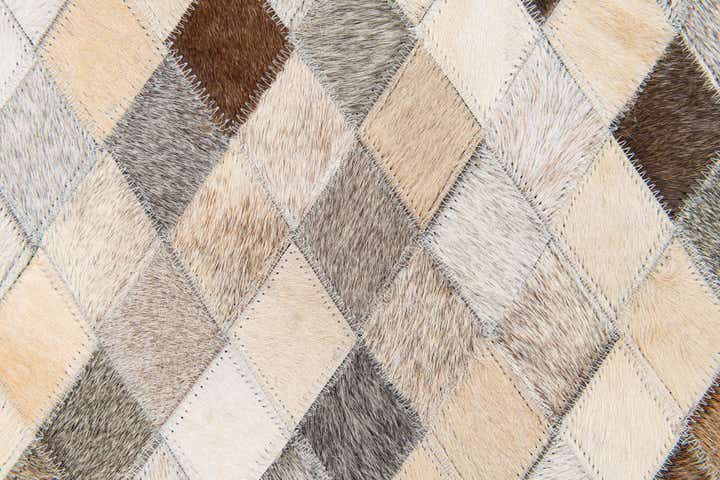 4' x 6' 1 Cowhide Stocks Rug