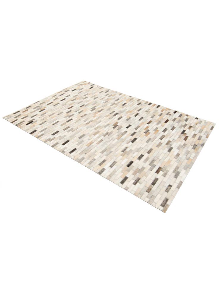 Detail image of 3' 11 x 5' 10 Cowhide Stocks Rug