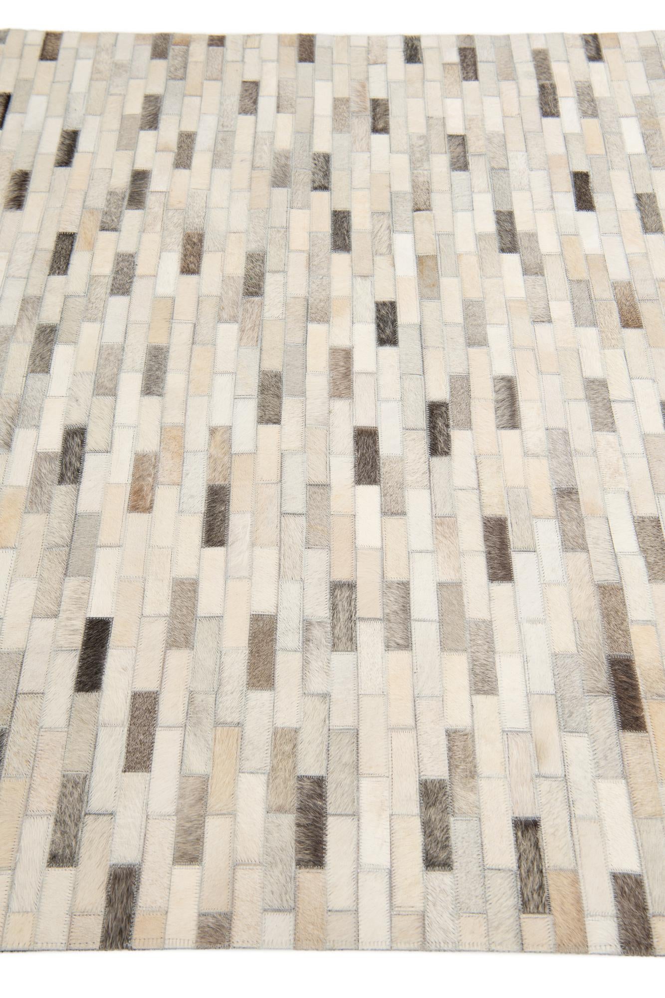 4' x 6' Cowhide Stocks Rug