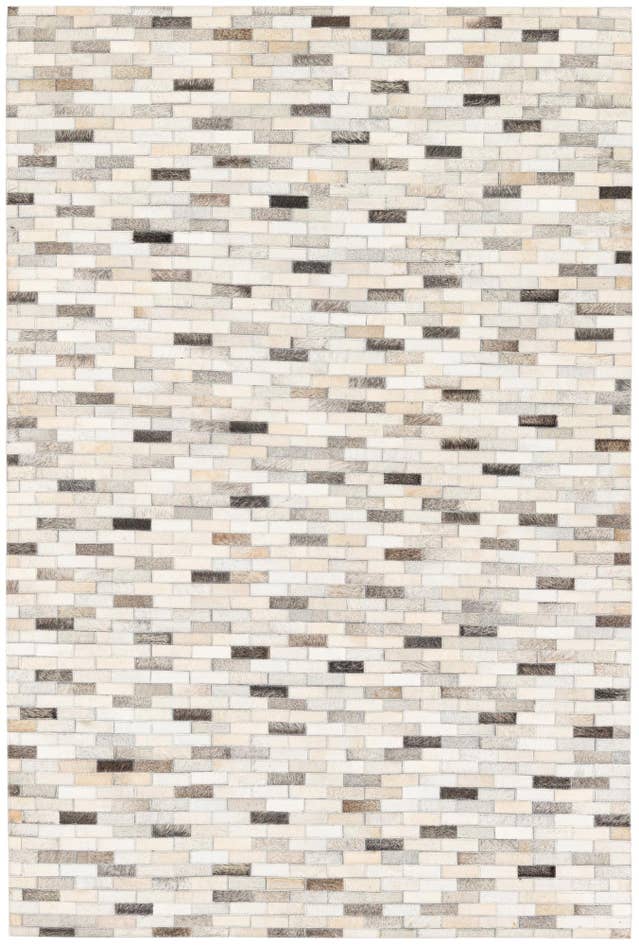 Detail image of 4' x 6' Cowhide Stocks Rug