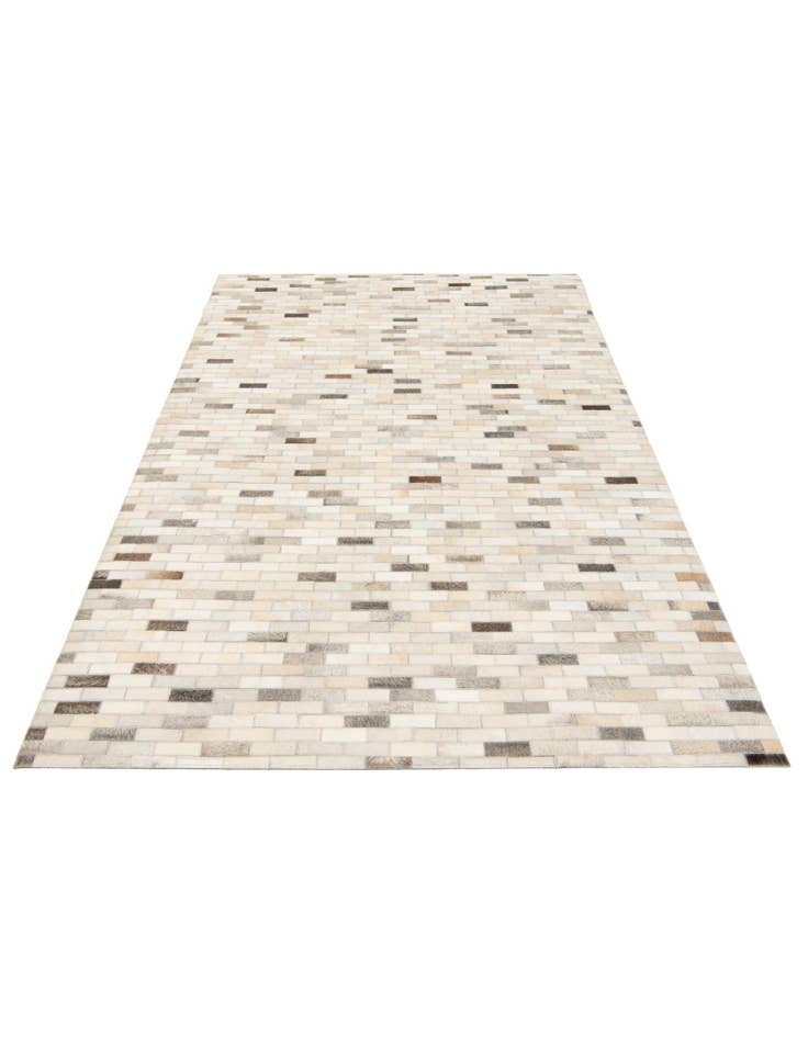 Detail image of 4' x 5' 11 Cowhide Stocks Rug