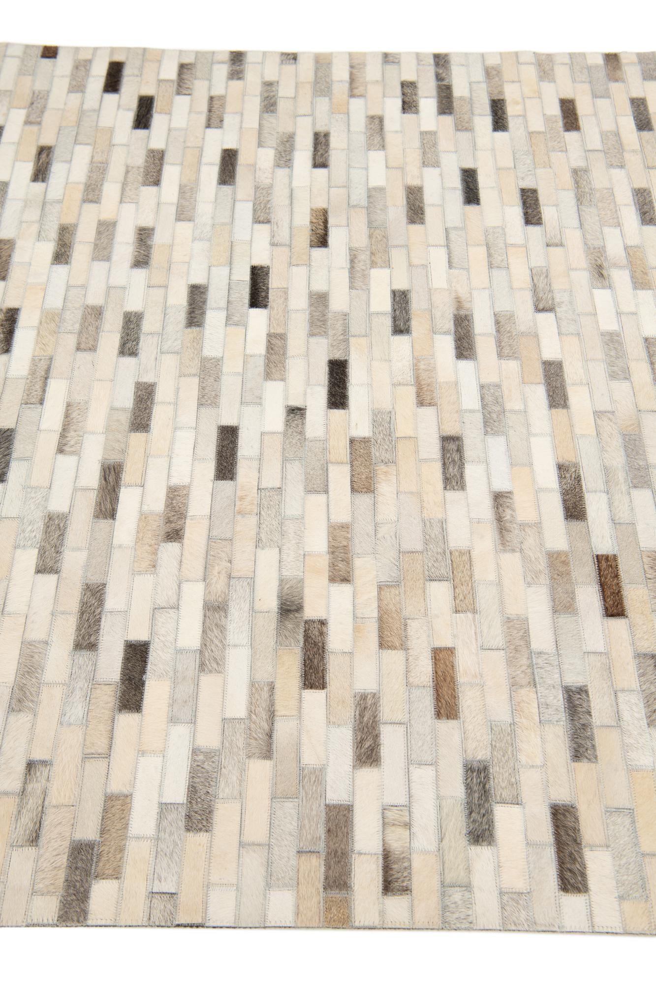 4' x 5' 11 Cowhide Stocks Rug