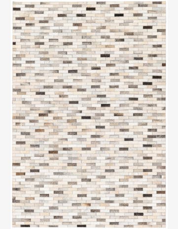 4' x 5' 11 Cowhide Stocks Rug