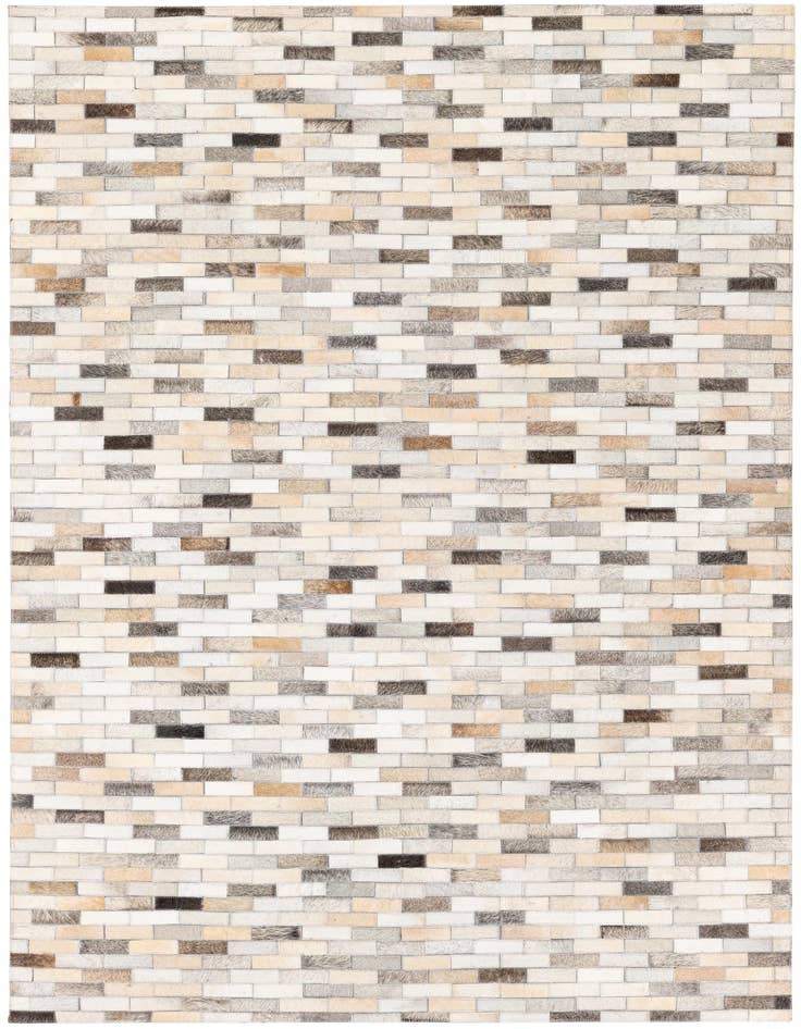 Detail image of 4' x 6' Cowhide Stocks Rug
