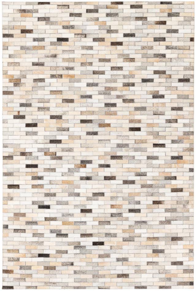 Detail image of 4' x 6' Cowhide Stocks Rug