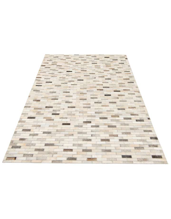 4' x 5' 11 Cowhide Stocks Rug