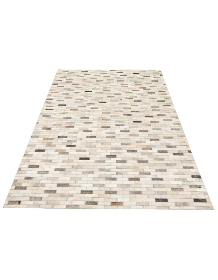 Detail image of 4' x 5' 11 Cowhide Stocks Rug