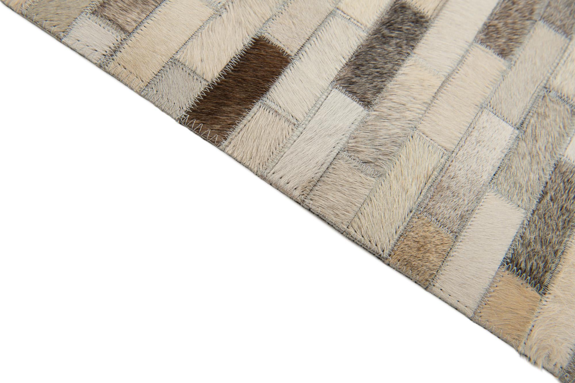 4' x 5' 11 Cowhide Stocks Rug